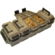 MTM Ammo Crate Mini 5-Can, Dark Earth/Army Green, AC5C