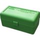 MTM Case-Gard 50 Flip Top Rifle Ammo Box For WSM and 45-70 Green RMLD-50-10