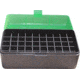 MTM Case-Gard 50 Flip Top Rifle Ammo Box For WSM And 45-70 Mechanical Hinge Clear Green/Black
