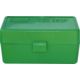 MTM Case-Gard 50 Round Rifle Ammo Box, Green RS-S-50-10