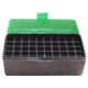 MTM Case-Gard 50 Rifle Ammo Boxes .22 Bench Rest &amp; 6mm PPC Mechanical Hinge Clear Green/Black