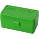MTM Case-Gard 50 Rifle Ammo Boxes .22 Hornet &amp; .30 Carbine Green 22-HORN-10