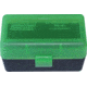MTM Case-Gard 50 Rifle Ammo Boxes .222 &amp; .222 Magnum Clear Green/Black