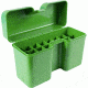 MTM Flip-top Ammo Box .338 Remington UM &amp; .416 Rigby Green