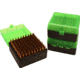 MTM RM-100 Rifle Ammo Box .22-250/.308/.243 Clear Green/Black