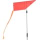 MTM Wind Reader Shooting Range Flag Orange W/flag And Stake