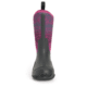 Muck Boots Hale Rubber Boots - Youth, Black/Magenta Digi Terrain Fade, 4, KBH-004-BLK-040