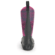 Muck Boots Hale Rubber Boots - Youth, Black/Magenta Digi Terrain Fade, 4, KBH-004-BLK-040