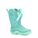 Muck Boots Halo Prints Boot - Kids, Blue Chevron, 5, KHL-3WAV-BLU-050