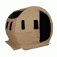 EDEMO Muddy Bale Blind, includes 4-Steel Stakes, 4-6in wide x 16in tall bungee slide, reversible window coverings, 6-12in wide x 16in tall bungee slide, reversible window coverings., Burlap MGB6000, EDEMO1