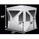 Muddy Ravage Ground Blind, includes 9-steel stakes, Standard Carry Bag with Backpack Straps, 4 Tie-Down Ropes, Camo MGB0500