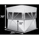 Muddy Vs360 Ground Blind, includes 9-steel stakes, Deluxe-Oversized Carry Bag with Backpack Straps, 4 Tie-Down Ropes, Camo MGB2000