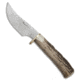 Muela Muela Skinner Fixed Blade Knife Stag Horn 3.875" Satin, Brown, Stainless Steel, adult, BHQ-36986