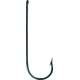Mustad Aberdeen Hook, Long Shank, Round Bend Light Wire, Ringed Eye, Blue, Size 8, 10 per Pack, 3261-BU-8-10