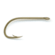 Mustad Classic Beak Hook, Forged Special Long Shank, Offset, Ringed Eye, Bronze, Size 6/0, 100 per Pack, 92671-BR-6/0-100