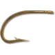 Mustad Classic O'Shaughnessy Live Bait Hook, Forged, 3X Short Shank, Ringed Eye, Bronze, Size 1, 10 per Pack, 9174-BR-1-10