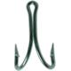 Mustad Double O'Shaughnessy Hook, Forged, 2X Strong, Ringed Eye, Dublin Point, Stainless Steel, Size 5/0, 10 per Pack, 7982HS-SS-5/0-10