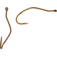 Mustad Ultrapoint Slow Death Hook, Needle Point, Kinked/Curved Shank, Aberdeen, Ringed Eye, Bronze, Size 1, 10 per Pack, 33862NP-BR-1-10U