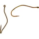 Mustad Ultrapoint Slow Death Hook, Needle Point, Kinked/Curved Shank, Aberdeen, Ringed Eye, Bronze, Size 2, 10 per Pack, 33862NP-BR-2-10U