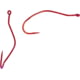 Mustad Ultrapoint Slow Death Hook, Needle Point, Kinked/Curved Shank, Aberdeen, Ringed Eye, Red, Size 2, 10 per Pack, 33862NP-RB-2-10U