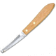 Mustang Parisso II Fixed Blade Knife, Wood Handle, Plain FP74404