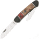Mustang Raiz, Pakka &amp; Blackwood Handle, Two Blades, Plain FP20782