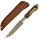 Mustang Wyoming Fixed Blade Knife, Wood Handle, Plain FP74401