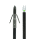 Muzzy Lighted Carbon Composite Arrow, Carp Point w/ Green X Nock, 1320-G