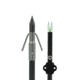 Muzzy Lighted Carbon Composite Arrow, Gar Point w/ Green X Nock &amp; Bottle Slide, 1320-CBS