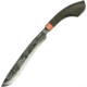 My Parang Golok 115 Machete Knife, 18.5in Overall, 11.88in Hammered Finish 5160 Carbon Steel Blade, Copper Bolster, Renewable Eco Wood Handle, Black Nylon Sheath, MYP GLK 115 S