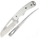 Myerchin Generation 2 Off Shore System Fixed Blade Knife, 3.75in, Stainless Steel, Sheepsfoot, Satin, White Handle MYA100P