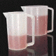 Nalge Nunc Graduated Beakers with Handle, High-Density Polyethylene, NALGENE 1220-1250