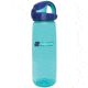 Nalgene On-The-Fly Lock-Top Sustain Bottle, 24 oz, Blue with Aqua Cap, 24oz, 5565-3424