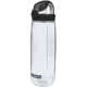 Nalgene On-The-Fly Lock-Top Sustain Bottle, 24 oz, Clear with Black Cap, 24oz, 5565-3324