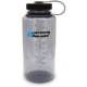 Nalgene Wide Mouth Sustain Water Bottle, 32 oz, Gray with Black Lid, 32oz, 682021-0333