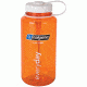 Nalgene 32oz Wide Mouth Bottle, Orng/White Lid, 341828