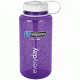 Nalgene 32oz Wide Mouth Bottle, Purple/White lid, 341827