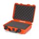 Nanuk 910 Protective Hard Case, 14.3in, Waterproof, w/ Foam, Orange, 910S-010OR-0A0