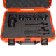 Nanuk 910 Protective Hard Case, 14.3in, Waterproof, w/ Foam, Orange, 910S-010OR-0A0