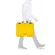 Nanuk 930 Water/Crush Proof Case - Yellow, 930S-000YL-0A0