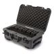 Nanuk 935 6UP Hard Pistol Case w/ 6 UP Pistol Foam, 22in, Graphite, 935S-080GP-0A0-16708