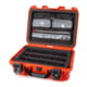 Nanuk 920 Pro Photo Camera Case Kit w/Lid Organizer / Padded Divider, Orange, Medium, 920S-060OR-0A0
