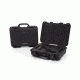 Nanuk Hard Gun Case W/Foam Insert For Glock 2Up, 14.3in, Black, Medium, 910S-080BK-0J0-18002
