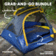 Napier Lite Pack Tent, Blue/Gray/Yellow, 7.3ft x 6.8ft, 91200