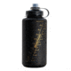 Nathan BigShot Hydration Bottle - 34oz/1L, Black/Black/Gold, NS4321F-0332-010LI