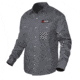 National Body Armor Knox Fr Shirt Gray With Pearl Snap Buttons DD83DA31, SHIRT-18