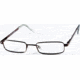 National NA0099 Eyeglass Frames - Shiny Gun Metal Frame Color