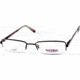 National NA0166 Eyeglass Frames - Shiny Dark Brown Frame Color