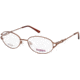 National NA0239 Eyeglass Frames - Shiny Dark Brown Frame Color