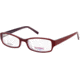 National NA0306 Eyeglass Frames - Bordeaux Frame Color
